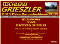 Website von Tischlerei Josef Grießler