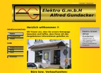 Website von Alfred Gundacker GmbH