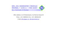 Website von Gwcc General Water Consult Corp GmbH