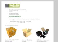Website von Max Hadler Kartonagen Erzeugungs GmbH