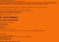 Dr. Maria Haidinger