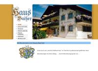 Website von Haus Bacher