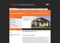 Website von Ferienhaus Hammerle