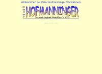 Website von Hofmanninger Peter Transportlogistik GmbH & Co KG