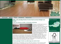Website von Holzpartner HandelsgesmbH
