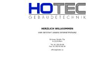 Website von HOTEC Installations GmbH