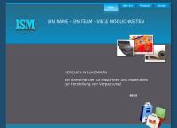 Website von ISM Industrial Supply and Machinery Trade GmbH