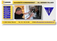 Website von Fellner Werner Junkers Kundendienst