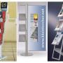 Katalog- bzw. Prospektsteher aus hochwertigem Aluminium, Stahl, Acryl etc - auch für Wandmontage – mit vielen übersichtlichen Ablageflächen, damit Interessenten verstärkt auf Ihre Prospekte zugreifen. Ausführungen mit Bildschirm für Ihre Multimedia-Präsentationen. Die faltbaren bzw. klappbaren Prospektständer für unterwegs sind flexibel für Messen und Events zu verwenden und im stabilen Koffer einfach zu transportieren. Katalog- bzw. Prospektsteher aus hochwertigem Aluminium, Stahl, Acryl etc - auch für Wandmontage – mit vielen übersichtlichen Ablageflächen, damit Interessenten verstärkt auf Ihre Prospekte zugreifen. Ausführungen mit Bildschirm für Ihre Multimedia-Präsentationen. Die faltbaren bzw. klappbaren Prospektständer für unterwegs sind flexibel für Messen und Events zu verwenden und im stabilen Koffer einfach zu transportieren.