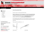 Website von Kreutz Heizungsbedarf GmbH