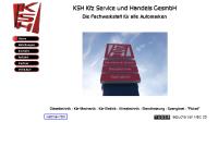 Website von KSH Kfz Service