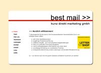 Website von Kunz Direkt Marketing GmbH