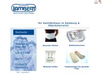 Website von Sanitätshaus Lambert