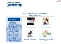 Website von Sanitätshaus Lambert