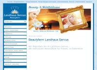 Website von Beautyfarm Landhaus Servus - Inh Ortwin Fritzer