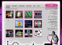 Website von Eos Lichtwerbung GmbH