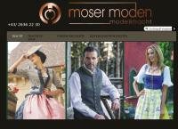 Website von Moser GmbH