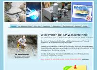 Website von MP-Wassertechnik