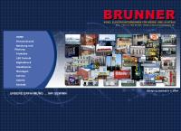 Website von Brunner & Co. Neon-Licht