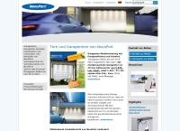 Website von NovoPort-Vertriebsgesellschaft für Tore und Antriebe GmbH
