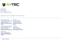 Website von n-tec GmbH