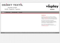 Website von Objekt Textil HandelsgmbH