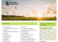 Website von Panther-Apotheke