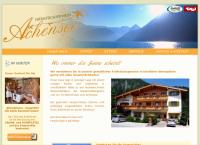 Website von Pension Achensee
