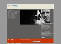 Website von Bühnen- U Musikverlag Hans Pero