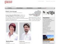 Website von PEWO Austria GmbH