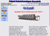 Website von Polycot Industrieanlagen GmbH