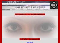 Website von Kunst und Frisiersalon Johann Primes