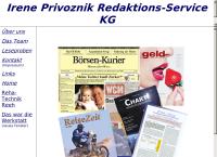Irene PRIVOZNIK, Redaktions-Service KG