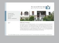 Website von Rechtsanwälte Dr. Julius Bitter und Mag. Sabine Mahringer