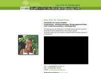 Website von Prof. Dr. Renate Heinz