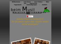 Website von Restaurant Musil