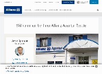 Website von Allianz - Agentur Überegger Peter