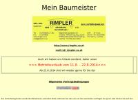 Website von Rimpler Helmut Dipl.-Ing. Bauunternehmung e.U.