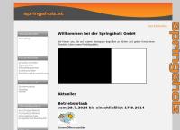 Website von Springsholz GmbH