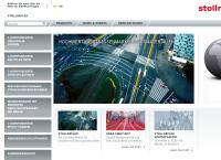 Website von Stoll Reflex Strassenmarkierungsmaterialien GmbH
