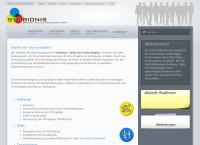 Website von Symbionis Software, Skills & Technologies GmbH