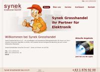 Website von Synek Großhandel