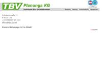Website von TBV Planungs GmbH