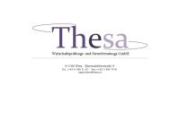 Website von THESA Wirtschaftsprüfungs- und Steuerberatungs GmbH