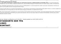 Website von TPA Gesellschaft für Qualitätssicherung und Innovation GmbH