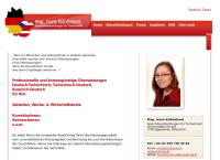 Website von Sprachdienstleistungen Für Tschechisch - Mag. Ivana Kulhankova