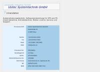 Website von USITEC Systemtechnik GmbH