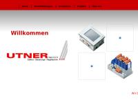 Website von Utner GesmbH: Alarmanlagen, Videoüberwachung, Mess, Steuer, Onanitonstechnik
