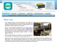 Website von Vanor Wasseraufbereitungs-GmbH
