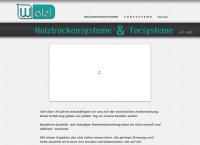 Website von Walzl Holztrockensysteme, Holztrocknungsanlagen, Holztrocknung,